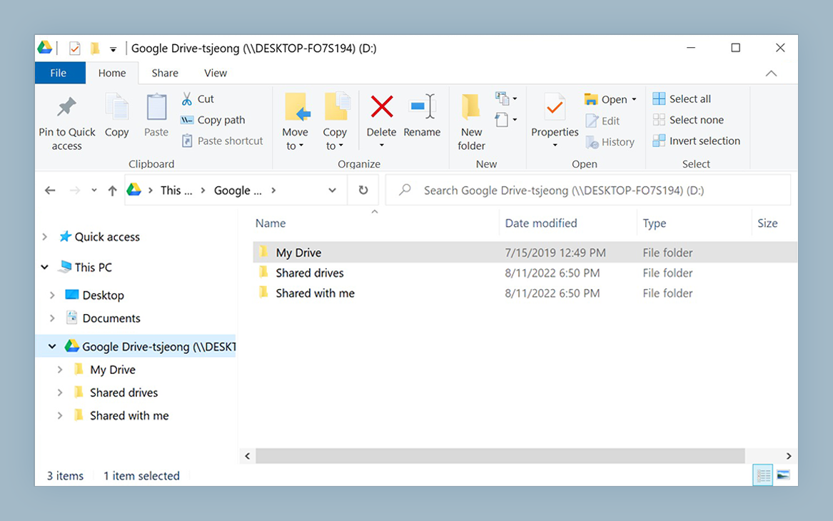 NetDrive 文件浏览器界面